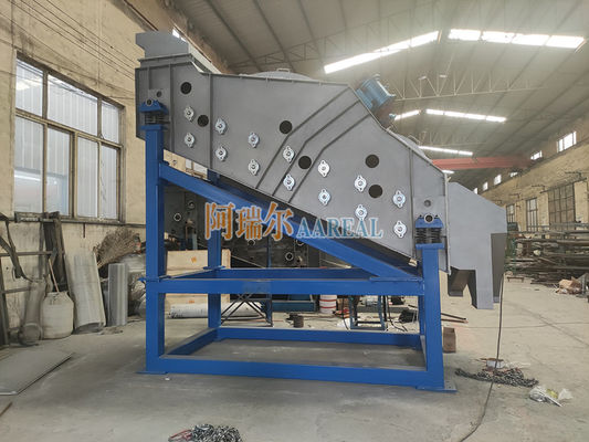 1200*3600 мм пищевой стальной высокочастотный вибрирующий экран для белого гранулированного сахара